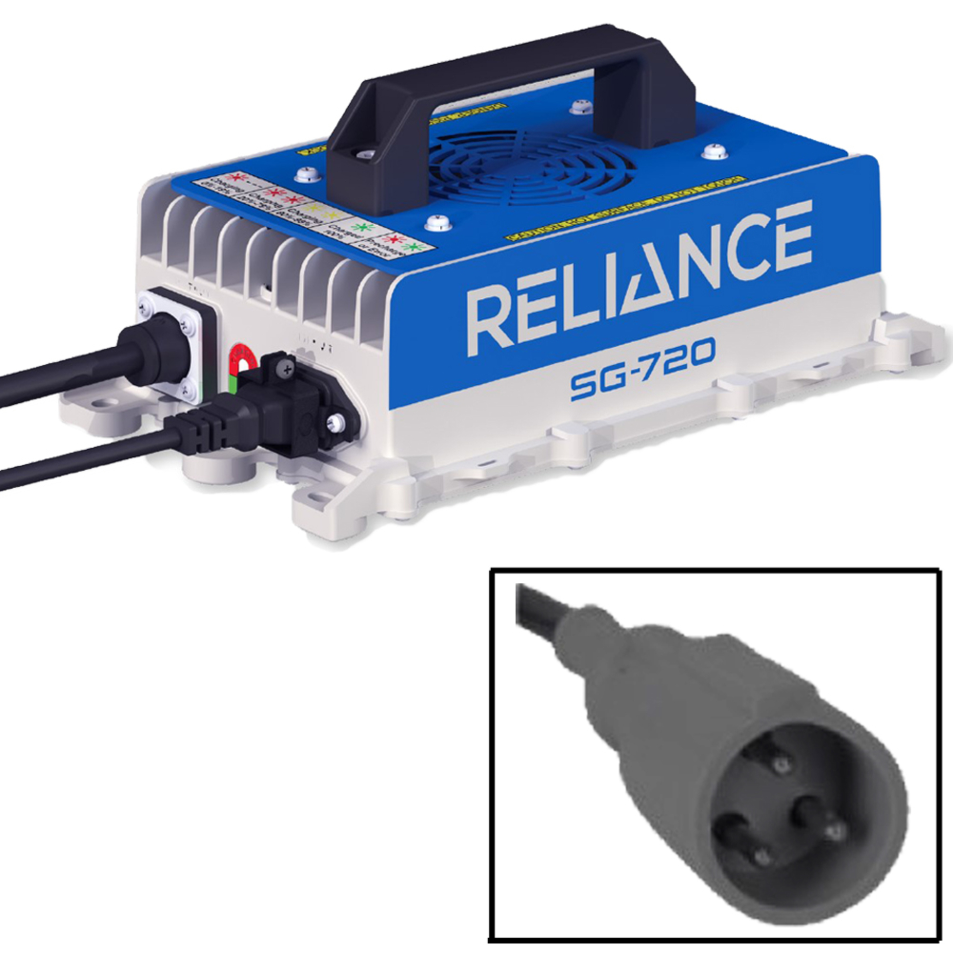 RELIANCEâ„¢ SG-720 High Frequency Industrial Club Car Charger - 48v PowerdriveÂ® Paddle