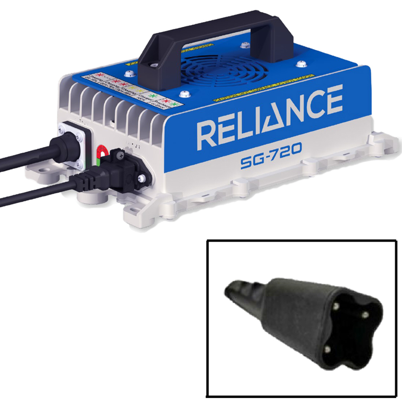 RELIANCEâ„¢ SG-720 High Frequency Industrial Yamaha Charger - 48v G29/Drive & Drive2 Paddle