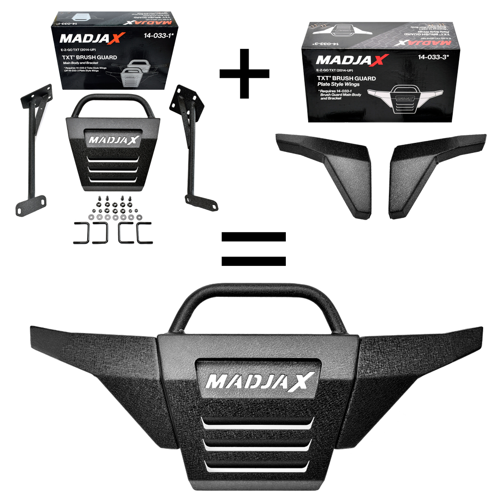 MadJax Plate Wing Style Brush Guard