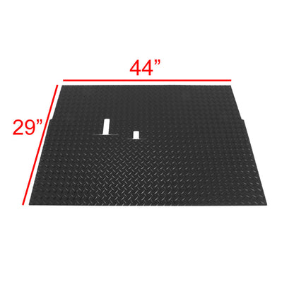 GTW® Diamond Plated Replacement Floor Mat, Black