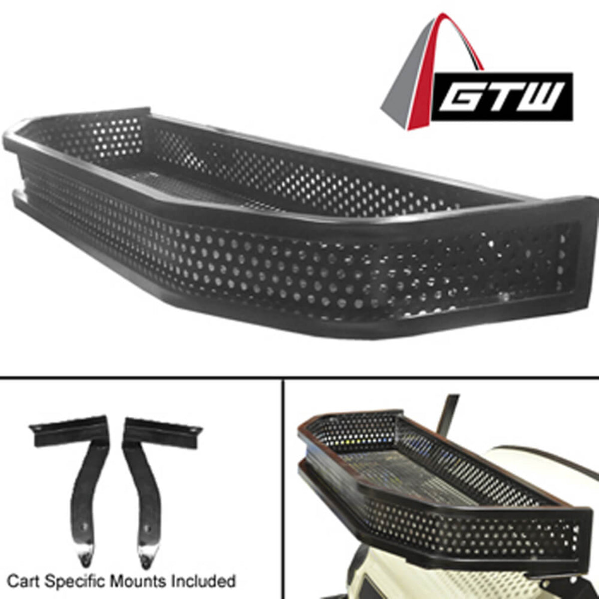 GTW® Clays Basket w/ Brackets (E-Z-GO)