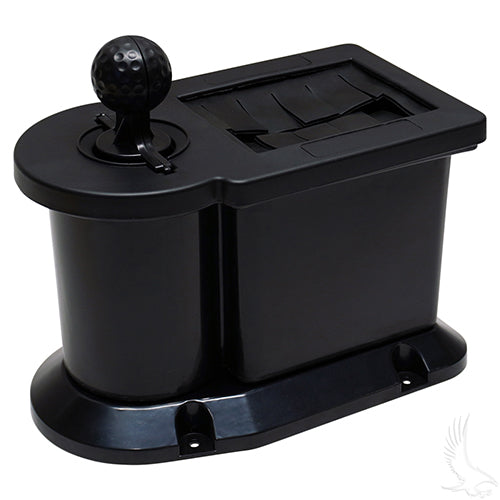 Ball Washer Black, with Universal Mounting Base