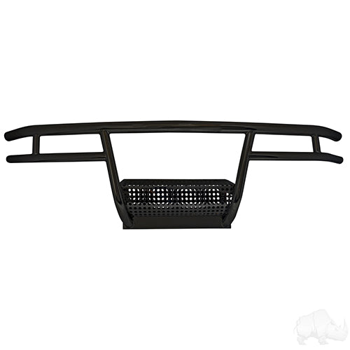 RHOX Brush Guard, Front Black Powder Coat Steel, Club Car DS