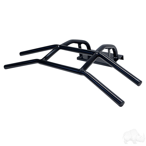 RHOX Brush Guard, Front Black Powder Coat Steel, Club Car Tempo