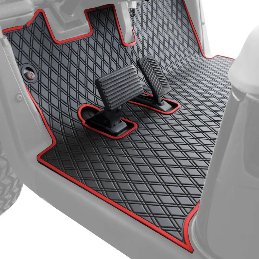 Xtreme Golf Cart Floor Mats (E-Z-GO) (Red, Black, Grey, Blue)