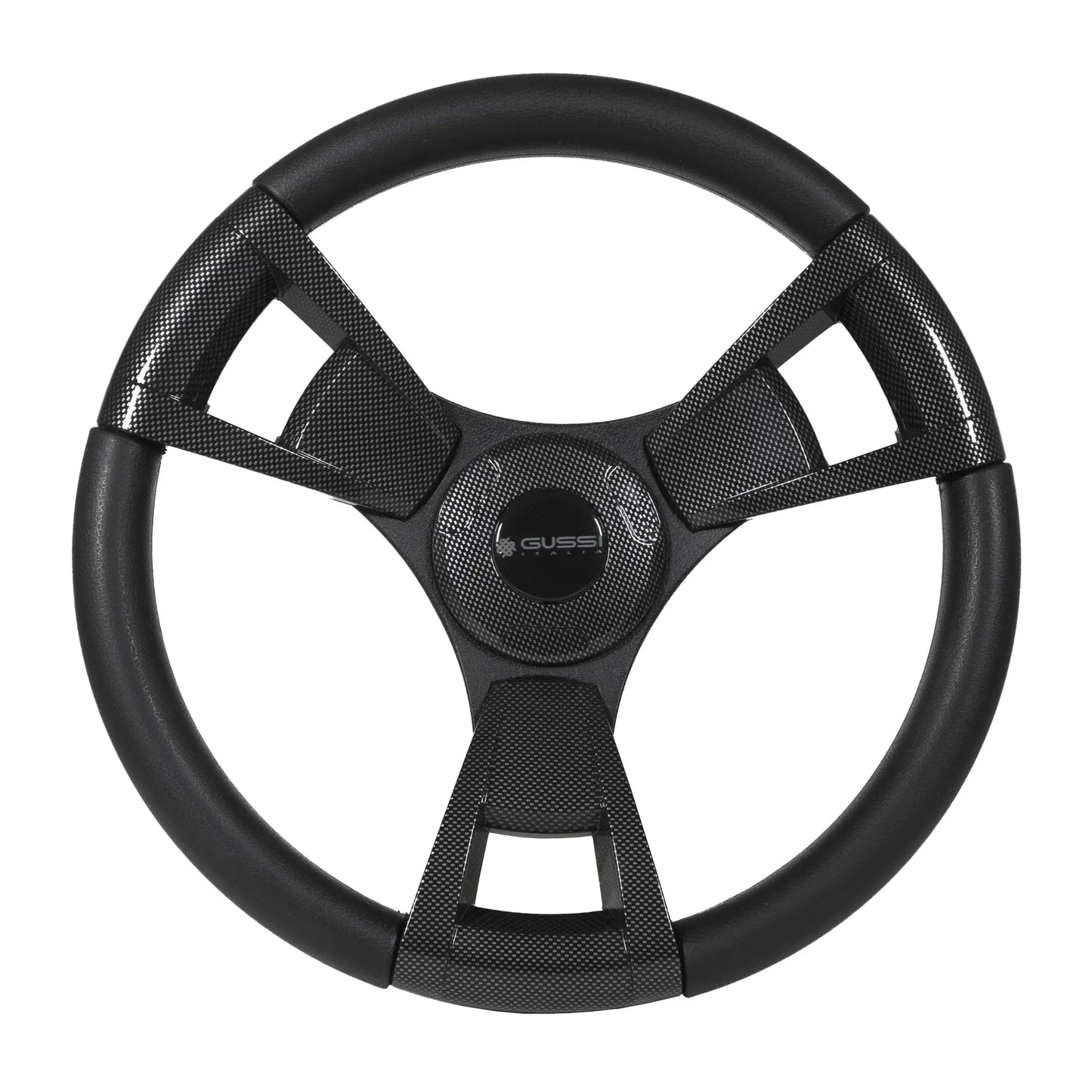 Gussi Italia® Model 13 Black / Carbon Fiber Steering Wheel