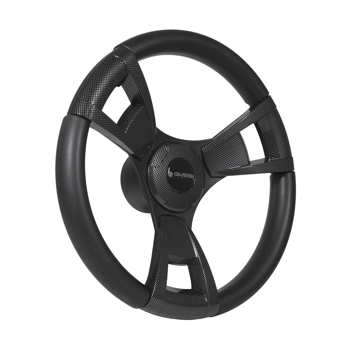 Gussi Italia® Model 13 Black / Carbon Fiber Steering Wheel