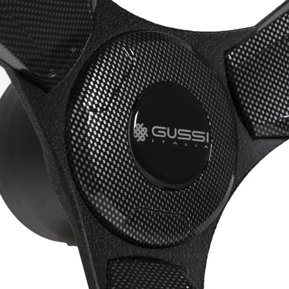 Gussi Italia® Model 13 Black / Carbon Fiber Steering Wheel