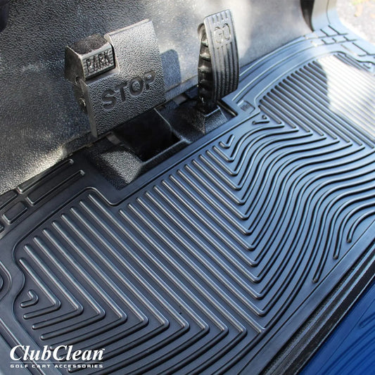 Club Clean Rubber Floor Mat, Black