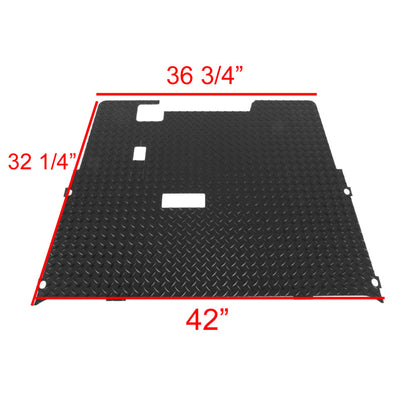 GTW® Diamond Plated Replacement Floor Mat, Black